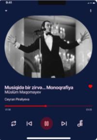 Müslüm Maqomayev: Musiqidə bir zirvə… Monoqrafiya, książka audio Джейран Вейдаддиновны Пиралиевой. ISDN67989185