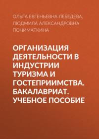 Организация деятельности в индустрии туризма и гостеприимства. Бакалавриат. Учебное пособие - Ольга Лебедева