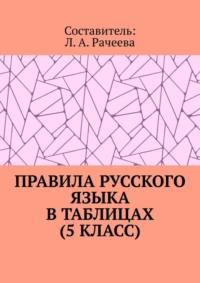 Правила русского языка в таблицах (5 класс), audiobook Л. А. Рачеевой. ISDN68883999