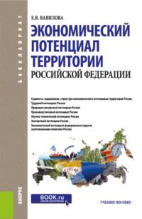 Экономический потенциал территории Российской Федерации. (Бакалавриат, Магистратура). Учебное пособие. - Елена Вавилова