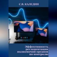 Эффективность регламентации полномочий органов по контролю, аудиокнига Сергея Каледина. ISDN69259510