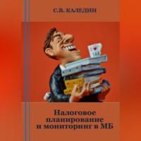 Налоговое планирование и мониторинг в МБ, Hörbuch Сергея Каледина. ISDN69303097