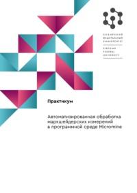 Автоматизированная обработка маркшейдерских измерений в программной среде «Micromine»: практикум - Игорь Патачаков