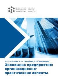 Экономика предприятия: организационно-практические аспекты - Ирина Петрученя