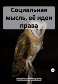 Социальная мысль, её идеи права, аудиокнига Анны Атталь-Бушуевой. ISDN69598261