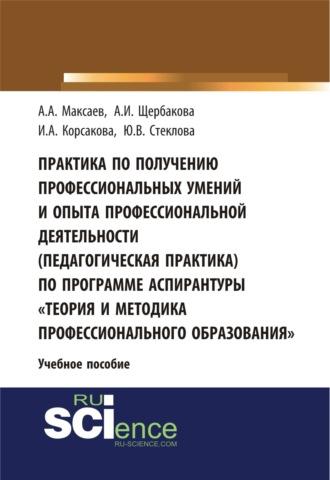 Практика по получению профессиональных умений и опыта профессиональной деятельности (педагогическая практика) по программе аспирантуры Теория и метод. (Аспирантура). (Бакалавриат). Учебное пособие - Артур Максаев