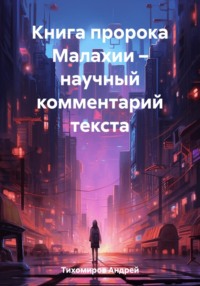 Книга пророка Малахии – научный комментарий текста - Андрей Тихомиров