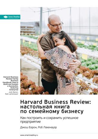 Harvard Business Review: настольная книга по семейному бизнесу. Как построить и сохранить успешное предприятие. Джош Бэрон, Роб Лахенауэр. Саммари - Smart Reading