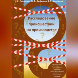 Расследование происшествий на производстве, audiobook Ильи Сергеевича Сивоконя. ISDN69829315