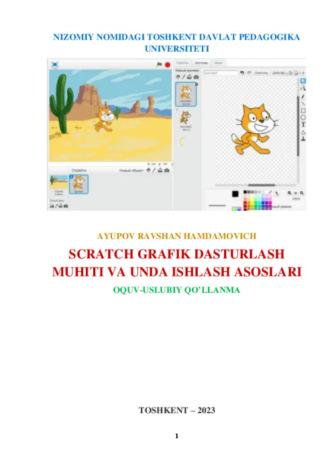 SCRATCH график дастурлаш муҳити ва унда ишлаш асослари - Равшан Аюпов