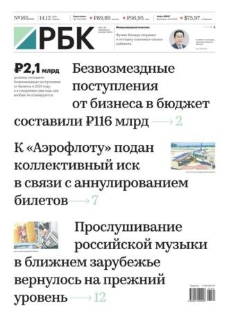 Ежедневная Деловая Газета Рбк 165-2023, аудиокнига РосБизнесКонсалтинга. ISDN70099006