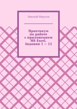 Практикум по работе с приложением MS Excel. Задания 1 – 12. Офисные приложения - Николай Морозов