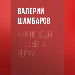 Кукловоды Третьего рейха, аудиокнига Валерия Шамбарова. ISDN70694503