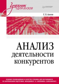 Анализ деятельности конкурентов, аудиокнига Г. Л. Азоева. ISDN70843066