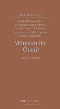 Mütevazı Bir Öneri - Джонатан Свифт