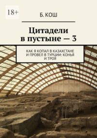 Цитадели в пустыне – 3. Как я копал в Казахстане и провел в Турции: Конья и Троя - Б. Кош