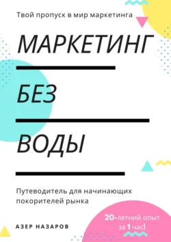 Маркетинг без воды: путеводитель для начинающих покорителей рынка. 20-летний опыт за 1 час - Азер Назаров