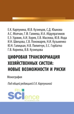 Цифровая трансформация хозяйственных систем: новые возможности и риски. (Аспирантура, Бакалавриат, Магистратура). Монография., аудиокнига Евгении Константиновны Карпуниной. ISDN71049808