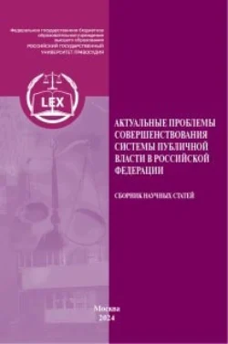 Актуальные проблемы совершенствования системы публичной власти в Российской Федерации - Коллектив авторов