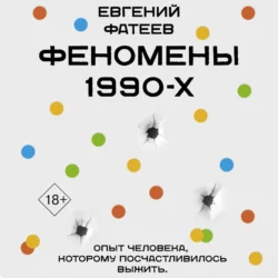 Феномены 90-х. Опыт человека, которому посчастливилось выжить, аудиокнига Евгения Фатеева. ISDN71113021