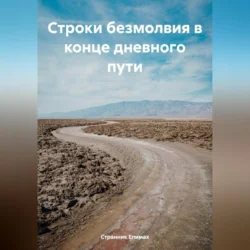 Строки безмолвия в конце дневного пути, аудиокнига Странника Епимах. ISDN71116918