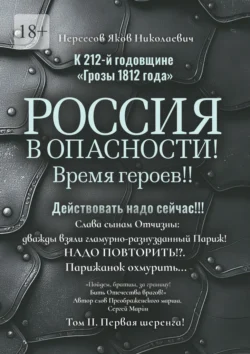 К 212-й годовщине «Грозы 1812 года». Россия в Опасности! Время героев!! Действовать надо сейчас!!! Том II. Первая шеренга! - Яков Нерсесов