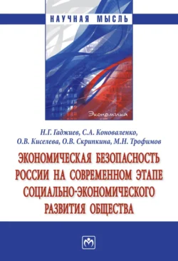 Экономическая безопасность России на современном этапе социально-экономического развития общества, audiobook Назирхана Гаджиевича Гаджиева. ISDN71170864