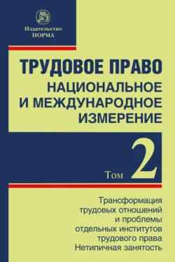 Трудовое право: национальное и международное измерение: Том 2: Трансформация трудовых отношений и проблемы отдельных институтов трудового права. Нетипичная занятость - Светлана Головина