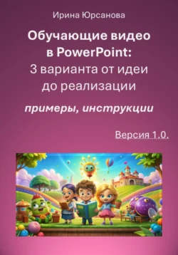 Обучающие видео в PowerPoint: 3 варианта от идеи до реализации. Версия 1.0 - Ирина Юрсанова