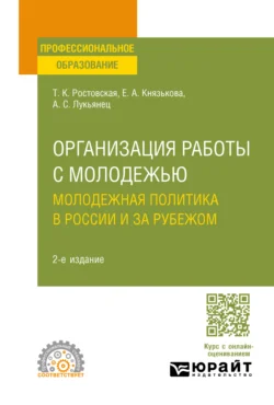 Организация работы с молодежью. Молодежная политика в России и за рубежом 2-е изд., пер. и доп. Учебное пособие для СПО - Тамара Ростовская