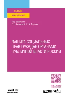 Защита социальных прав граждан органами публичной власти России. Учебное пособие для вузов - Галина Комкова